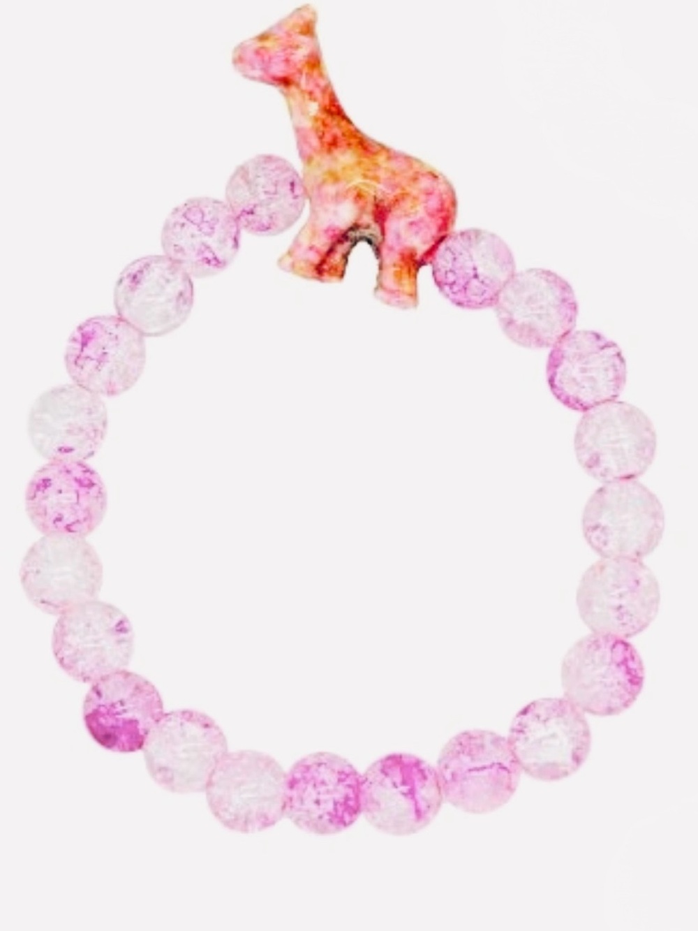 Pink Simply Southern Track an Animal Giraffe Bracelet Anklet Tracking Jewelry